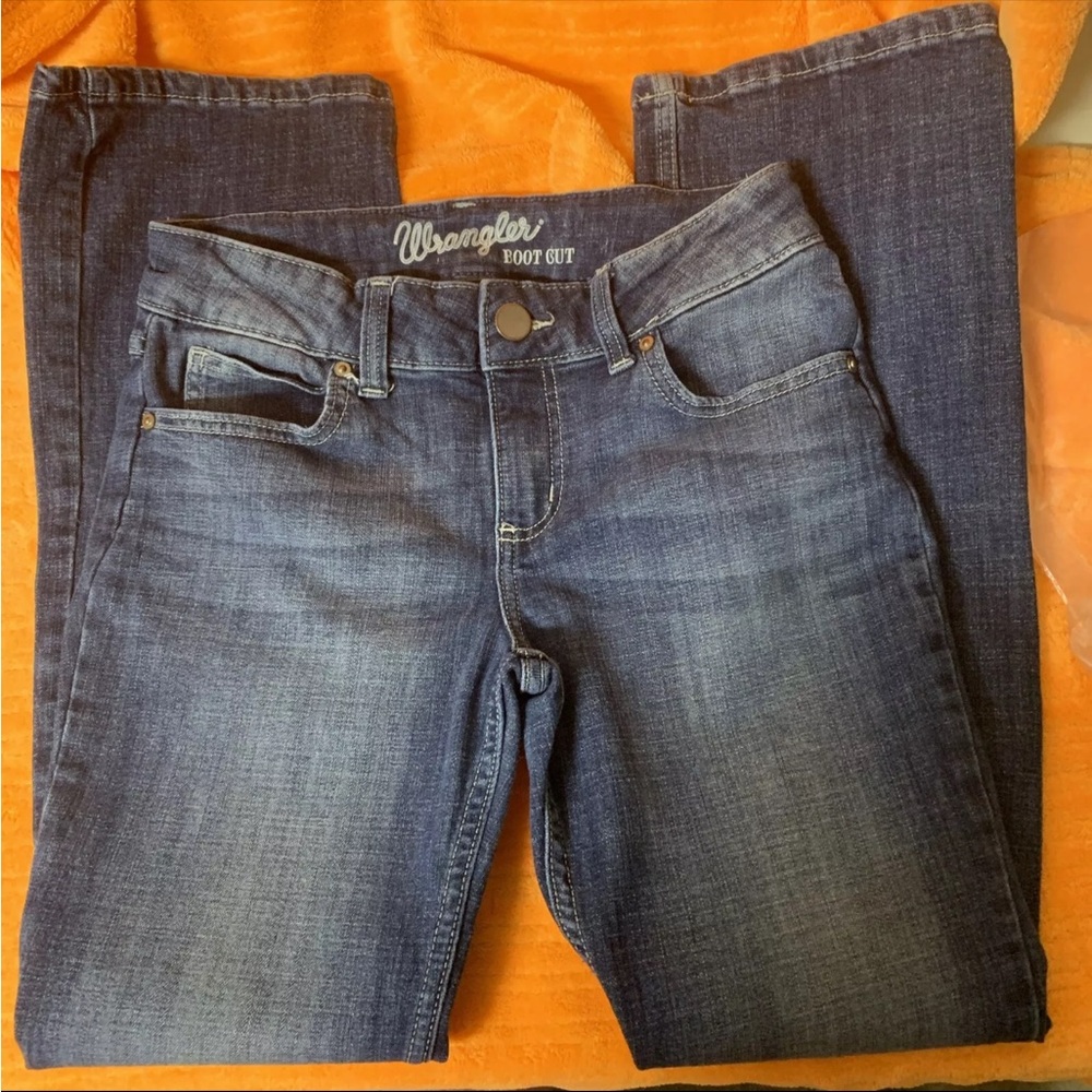 Wrangler Bootcut Blue Jeans Women  Western Riding Cowgirl 5 X 30 EC
